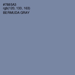 #7885A3 - Bermuda Gray Color Image